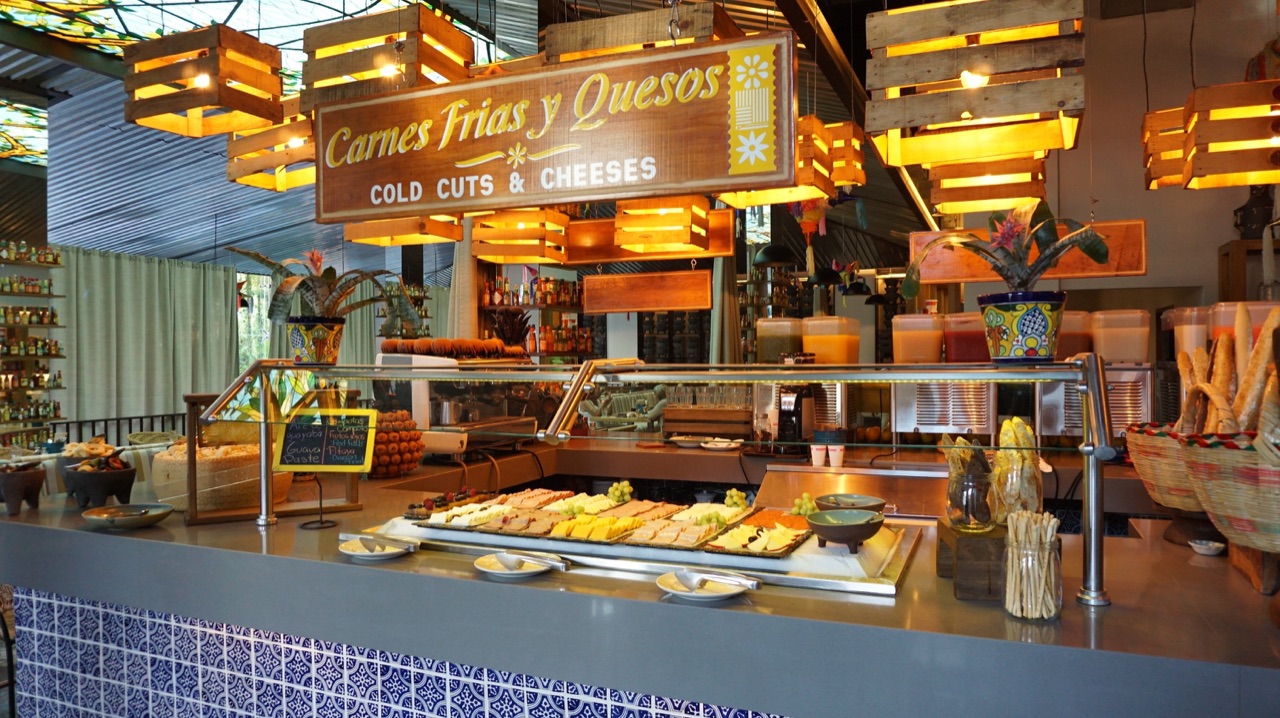 The Mercado artisan food hall at Hotel Xcaret Mexico, celebrating Mexican culture and cuisine